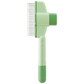 HAMKU 1 Stück Fellblitz Bürste Katze, Selbstreinigender Fellblitzbürste, Hundebürste Unterwolle, Katze Unterfellbürste Katzenbürste Langhaar