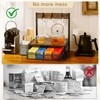 DGWJSU Tea Bag Organizer, Wood Tea Organizer and Storage Cheast,