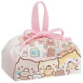 Skater KB7-A Children's Lunch Bag, Drawstring Bag, Sumikko Gurashi, Candy Store, Made in Japan