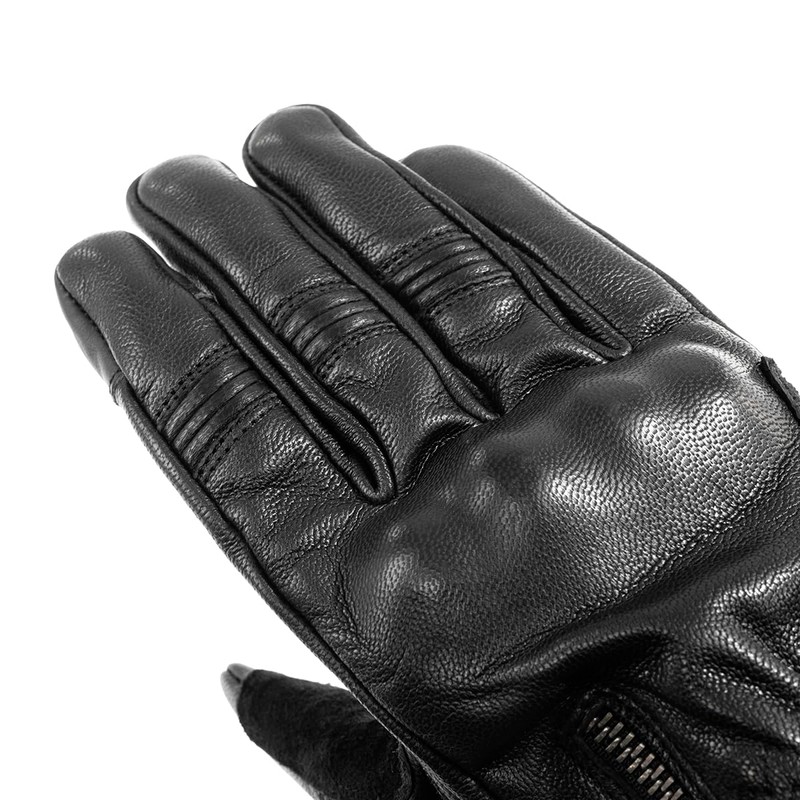 Komine GK-263 Motorcycle Leather Gloves Black S