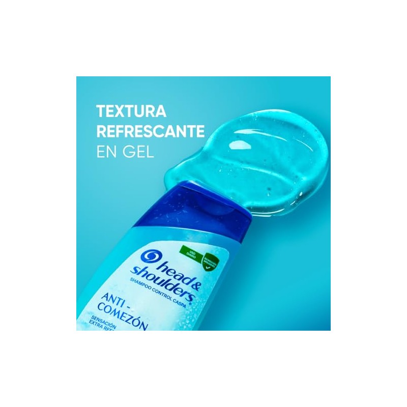 Head Shoulders Shampoo Control Caspa Anti-Comezón 375 ml 180 ml