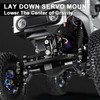 INJORA +5mm Diamond Portal Axles with Lay Down Servo Mount