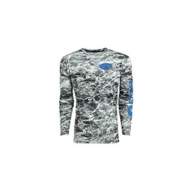 Costa Del Mar Men's Tech Mossy Oak Elements Camo Long Sleeve