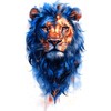 5 Sheets Temporary Lion Tattoos Animal Tattoos Arm Tattoos AI