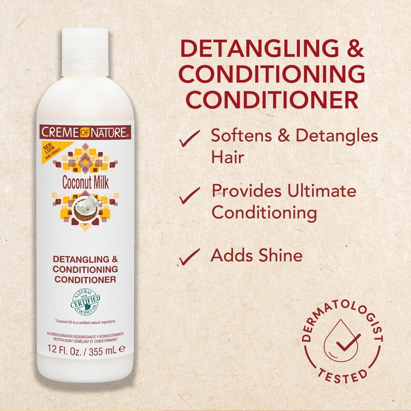 Creme of Nature Detangling & Conditioning Conditioner with Coconut Milk,