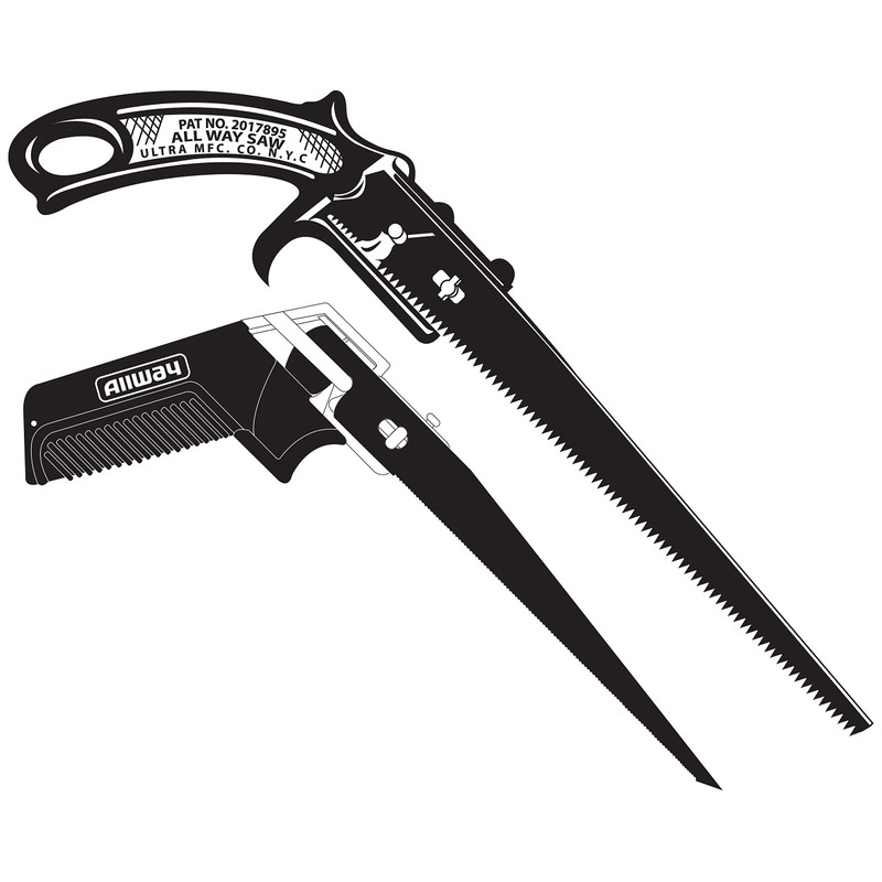 ALLWAY HSN Handy Saw Nest with 2 Blades, 7-1/2”