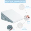 FSCGIFE 7.5 Inch Bed Wedge Pillow for Sleeping Adjustable Memory