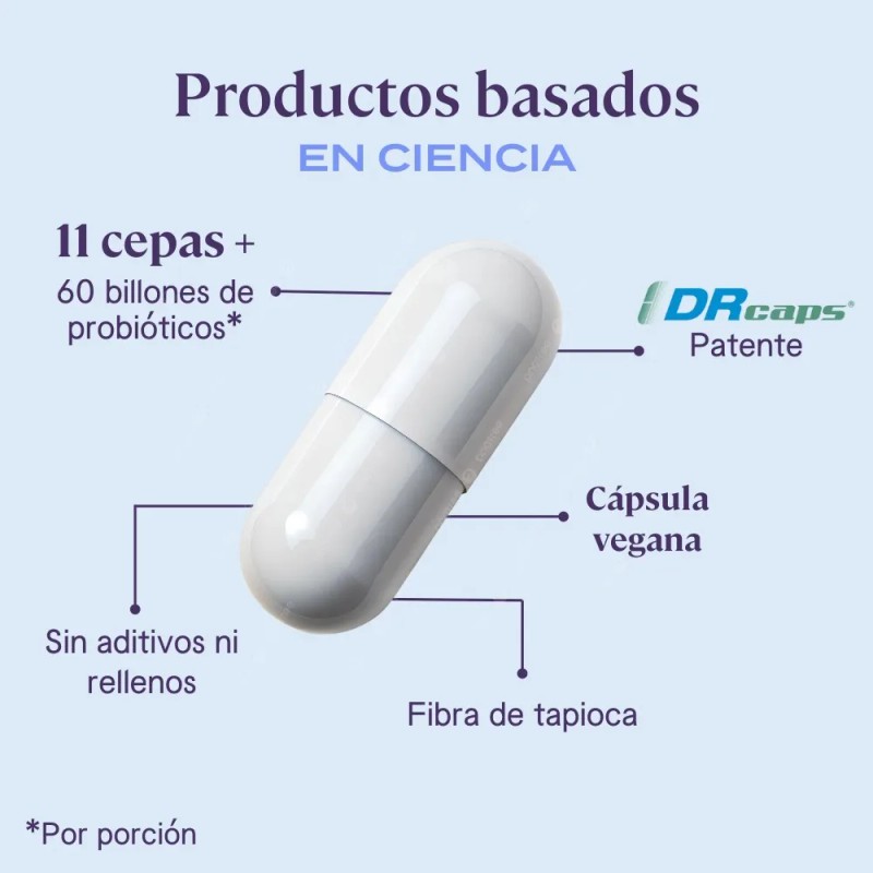 B-fit Plus Probio 11 Cepas 60 Cápsulas Probiotico Natural Sabor
