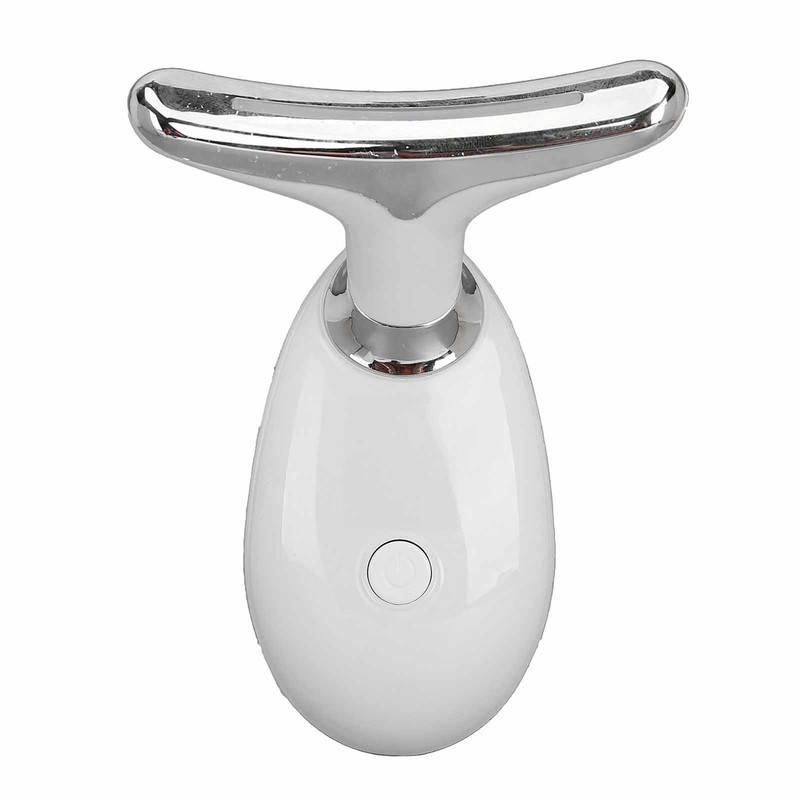 Neck Skin Tightening Lifting Massager Colorful Lights Wrinkle Removal Vibration