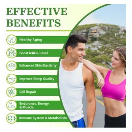 Nmnh 500mg - Suplemento Nad+ Antienvejecimiento Mapurwn