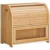 HOOBRO Bread Box, Bamboo Bread Box for Kitchen Countertop, 2