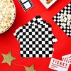 HSPAIDYP 100Pcs Checkered Flag Napkins Race Car Birthday Party Supplies