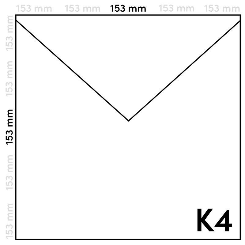 Netuno 100 x Square Envelopes Algae Green 153 x 153