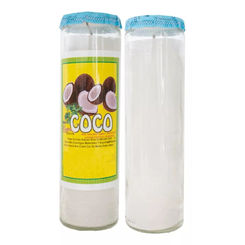 CEB 4 Veladoras Esotéricas Coco