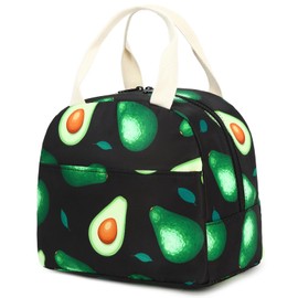 Lunch Bag for Girls Women, Reusable Insulated Lunch Tote Lunch Box for School Work Picnic (Panda)