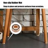 4 Pcs Cutting Board Metal Feet with Screws