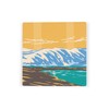 Scottish Lochs Ceramic Coaster Set - UK Scottish Landmarks/Landscapes Square