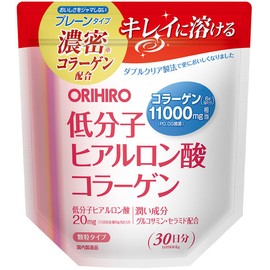 Orihiro Low Molecule Hyaluronic Acid Collagen, Bag Type, 6.3 oz (180 g), Glucosamine Ceramide