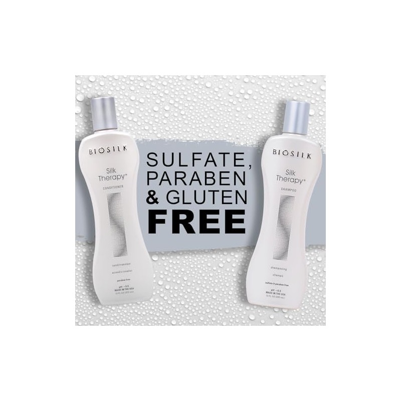 Biosilk Silk Therapy Duo Set Shampoo and Conditioner 12 Oz