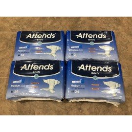Attends - DDA20 - Adult Briefs - Medium 32"-44" - Heavy to Secure - Qty 24
