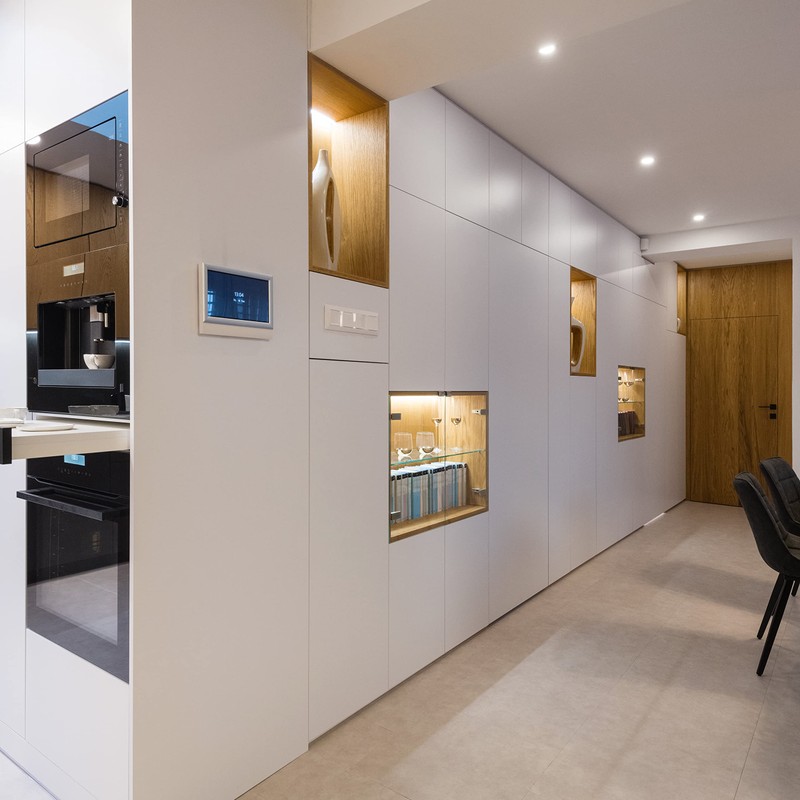 Furniture recessed Spotlight G4 12V, Metal Frame with, Glas Front