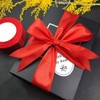 LuLiyLdJ Red Satin Ribbon, 25 m x 40 mm Wide