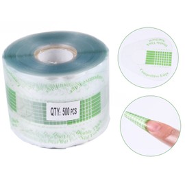 Beauty Leader 500 Pcs/Roll Nail Form Stickers Clear Nail Art Guide Form Acrylic UV Gel Tips Extension (A-Green)