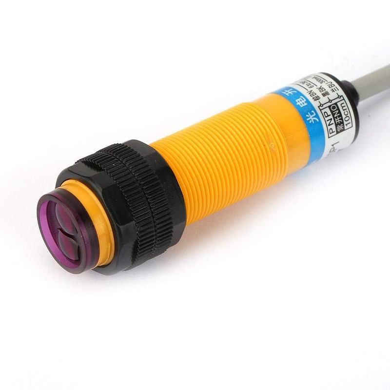 Photoelectric Proximity Sensor, 10cm Distance NPN NO Normally Open Diffuse