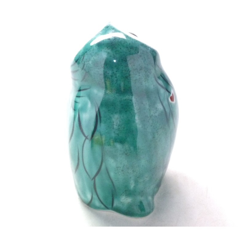 Kutani Ware Moon View Owl Green Color 4 Sun Endorsement