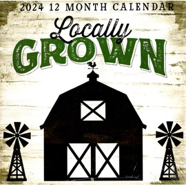 Locally Grown - 2024 12-Month Wall Calendar