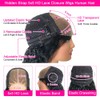 Hidden Strap 5x5 HD Lace Closure Wigs Human Hair Invisible