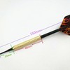 HRLORK 3 Packs Plastic Soft Tip Purple Aluminium Shafts with