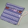 Aeelike Knitting Needle Roll Up Case Empty, Large Knitting Needle