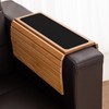 GEHE Couch Arm Tray Table, Flexible/Foldable Sofa Armrest Tray, Couch