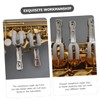 SUPVOX 15pcs Stainless Steel Saxophone Repair Clamps Compact Wind Instrument