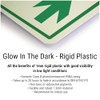 Warning UV Light Wear Eye Protection - Narrow Landscape 300
