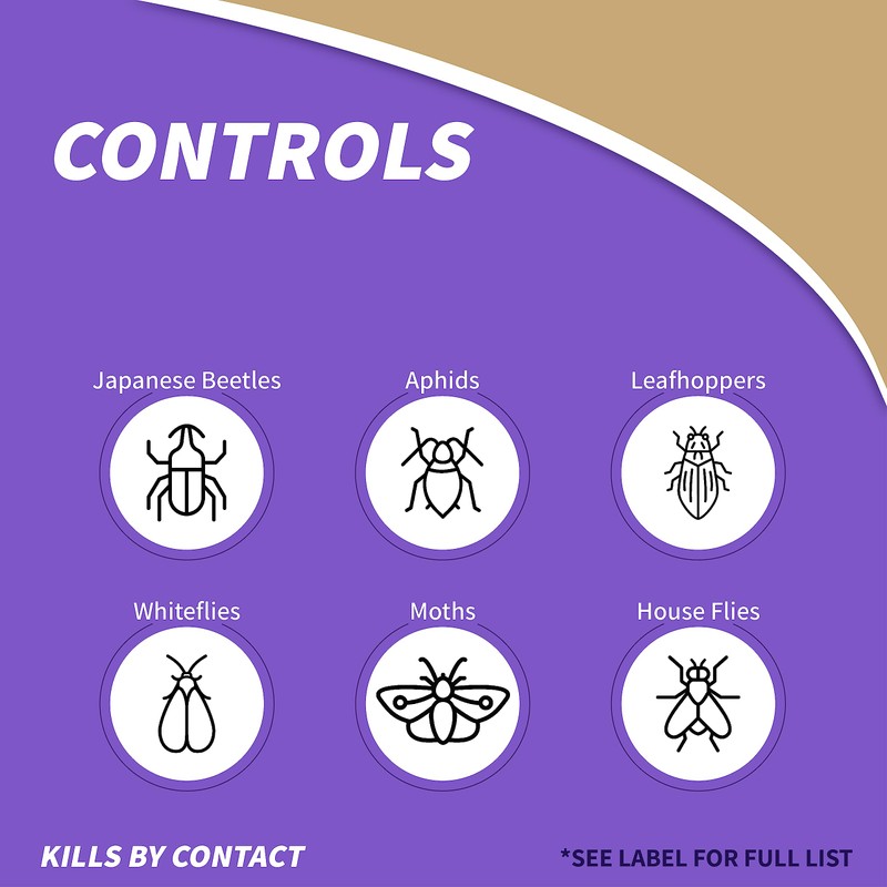 Bonide Japanese Beetle Killer Ready-to-Use Spray, 32 oz Indoor Outdoor