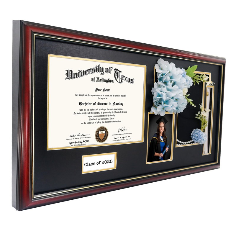 GraduationMall Class of 2025 Graduation Frame for 8.5x11 Diploma &