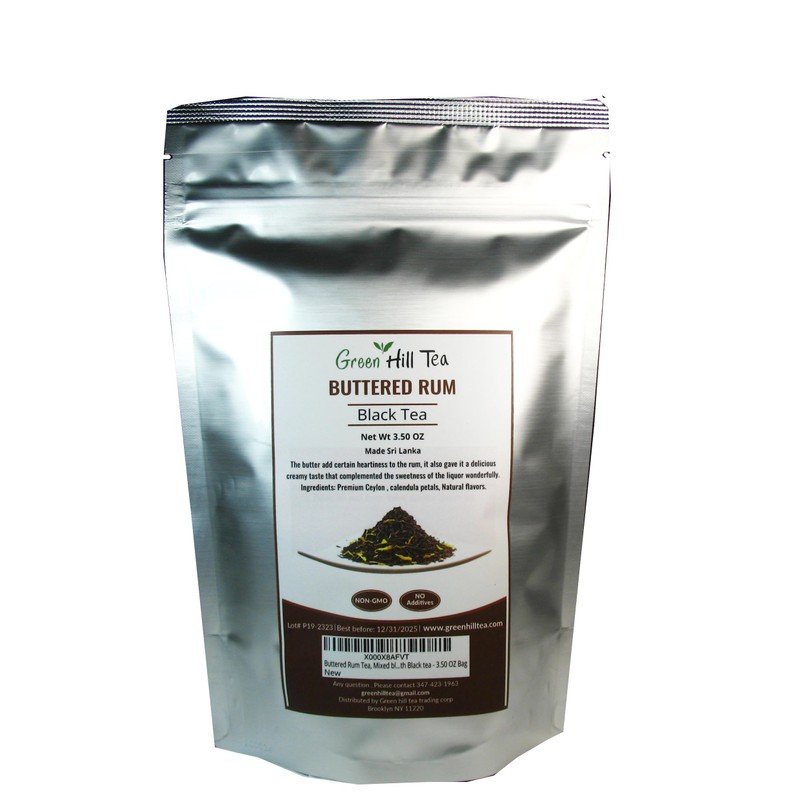 Buttered Rum Tea, Mixed blend of Toasted Coconut, Vanilla beans