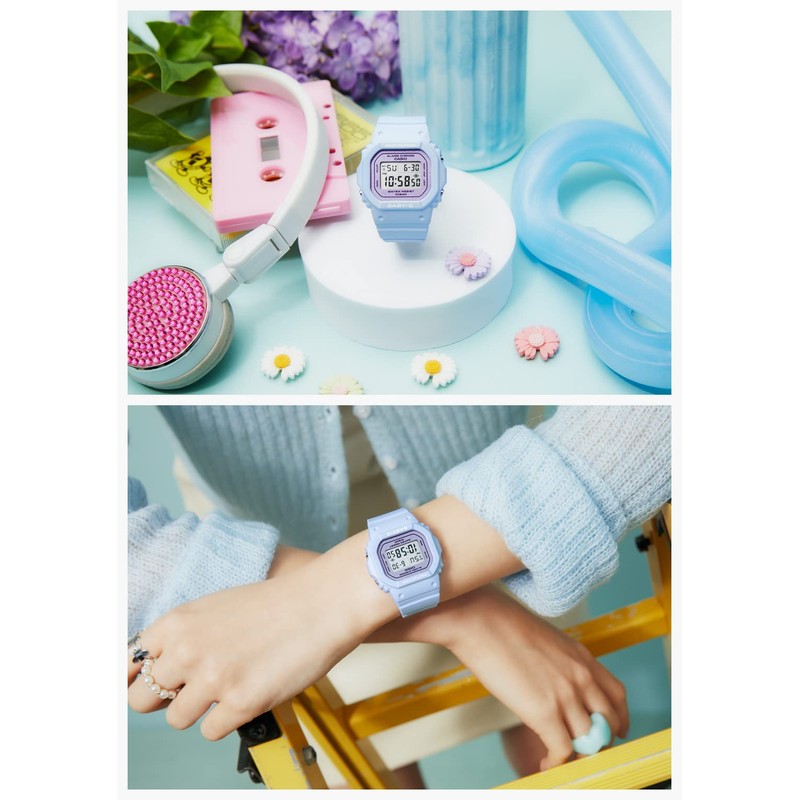 Casio BGD-565 EL Backlight Watch Baby Zee, Limited Model: Blue/Lilac,