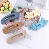FASOTY Flat Claw Clips for Women, 4 Pcs Heart Flat