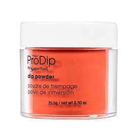 Supernail Prodip Colored Acrylic Dip, Juicy Peach, 0.9 Ounce