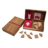 ROMBOL Variants of the Tangram Game for 2 People, Wood,
