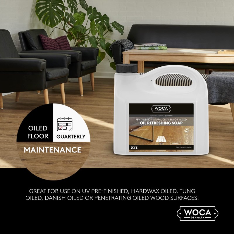 WOCA Denmark Oil Refreshing Soap White 1L – Cleaner &