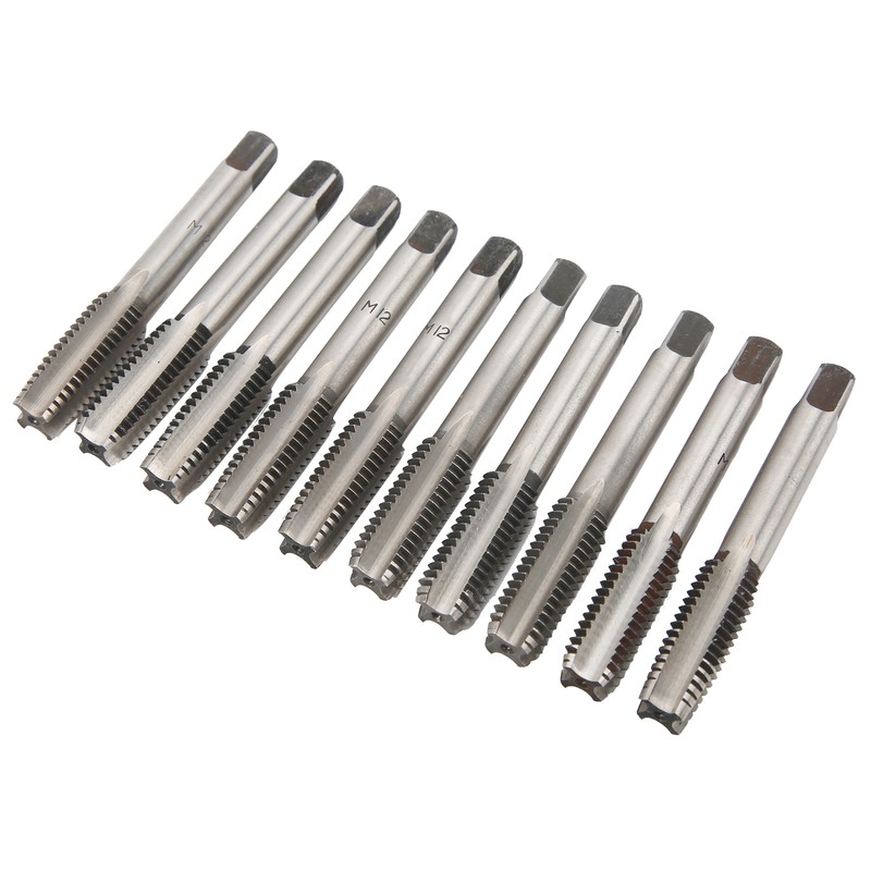 M12 Metric Taper and Plug Tap Set Carbon Steel Straight