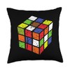 Rubix Cube Speed Cuber Puzzle Master Colorful Math Game Throw