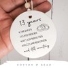 13th Wedding for Her or Him, 13 Years Marriage Gift