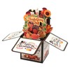 D4DREAM Thanksgiving Pop Up Card 3D Turkey Pop Up Thanksgiving