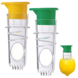 Exprimidor manual de jugo de limón con filtro integrado de prensa de cítricos naranja, lima exprimida para cócteles