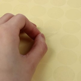 500 Pcs 1 inch Clear Seal Stickers ， Clear Retail Package Seal Labels Stickers ，Round Circle Self Adhesive Transparent Wafer Envelope Tab Seal Stickers